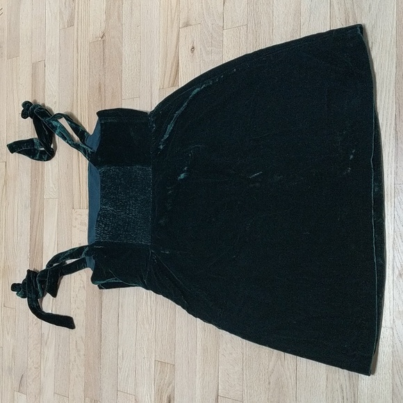 House of Harlow Green Velvet Dress Sz Medium - Picture 5 of 12